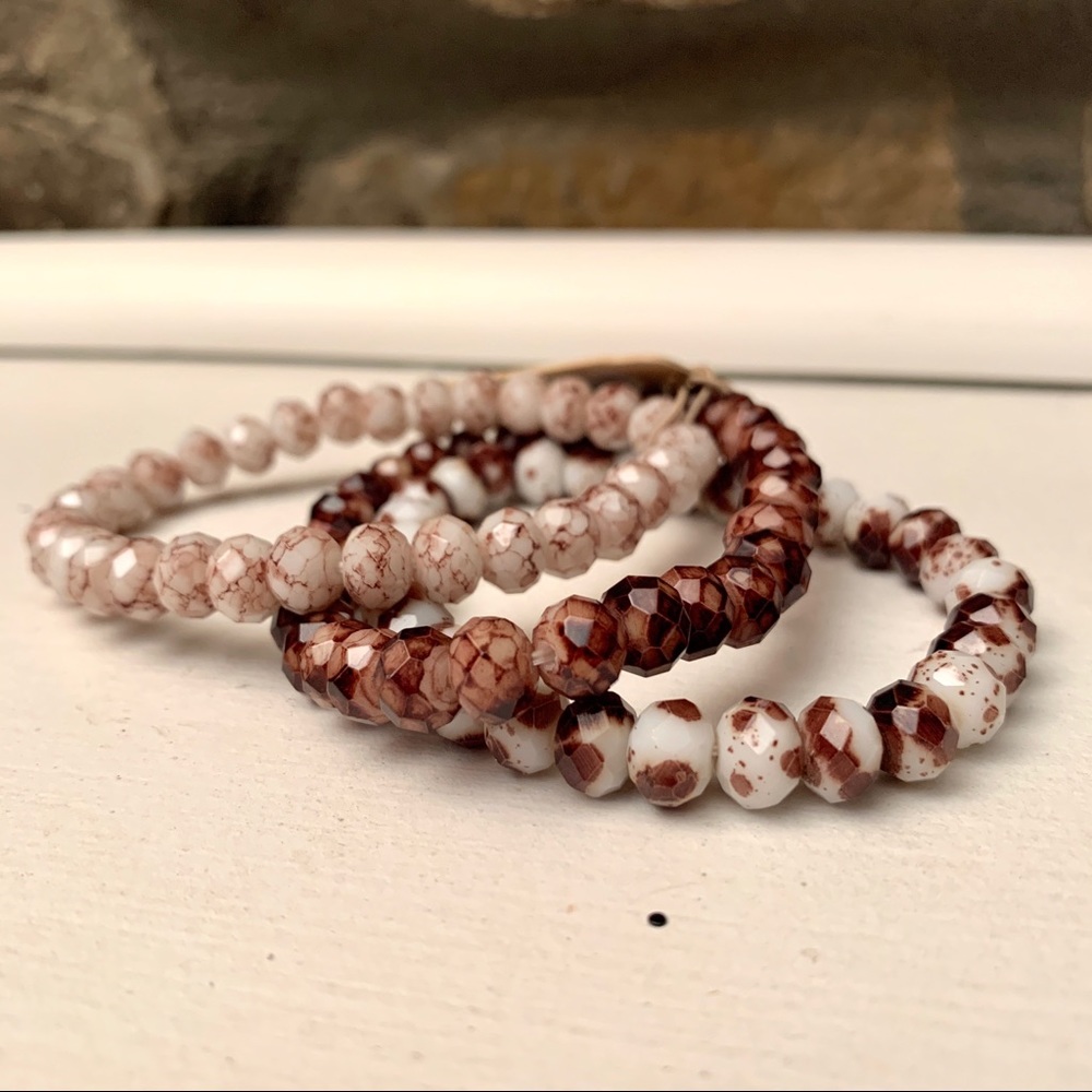 3 set of ombré crystal bracelets